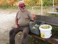 Dave and the cubic foot of trimmed, rinsed leeks