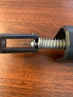 Karl Fosburg shared this image, saying "My tabs were broken, so I ended up drilling two small holes and using safety wire. Here's a pic if you want to add it to your page in case anyone else has the same issue. It's working great again."